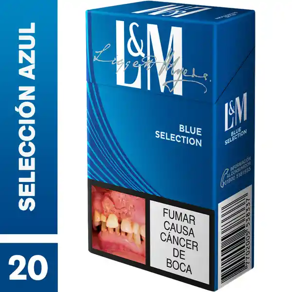 L&M Selección Azul x 20 Cigarrillos