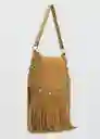 Bolso G Gari Mostaza Talla 99 Mujer Mango