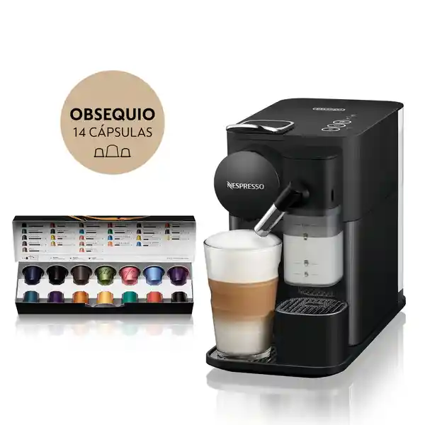 Nespresso Cafetera Lattissima One Negra