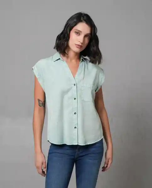 Camisa Mujer Verde L 210 210G003_VER165112 Rifle