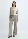 Chaleco Luka Crudo Talla M Mujer Mango