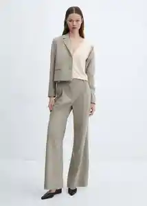 Chaleco Luka Crudo Talla M Mujer Mango