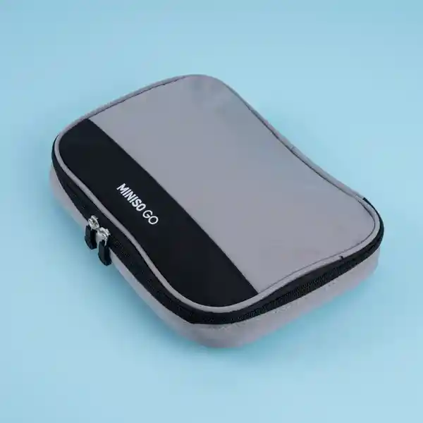 Estuche de Accesorio Electrónico Portátil Gris Miniso