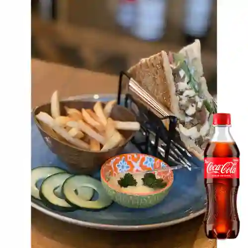 Doner Kebab de Ternera + Coca Cola Original 400ml