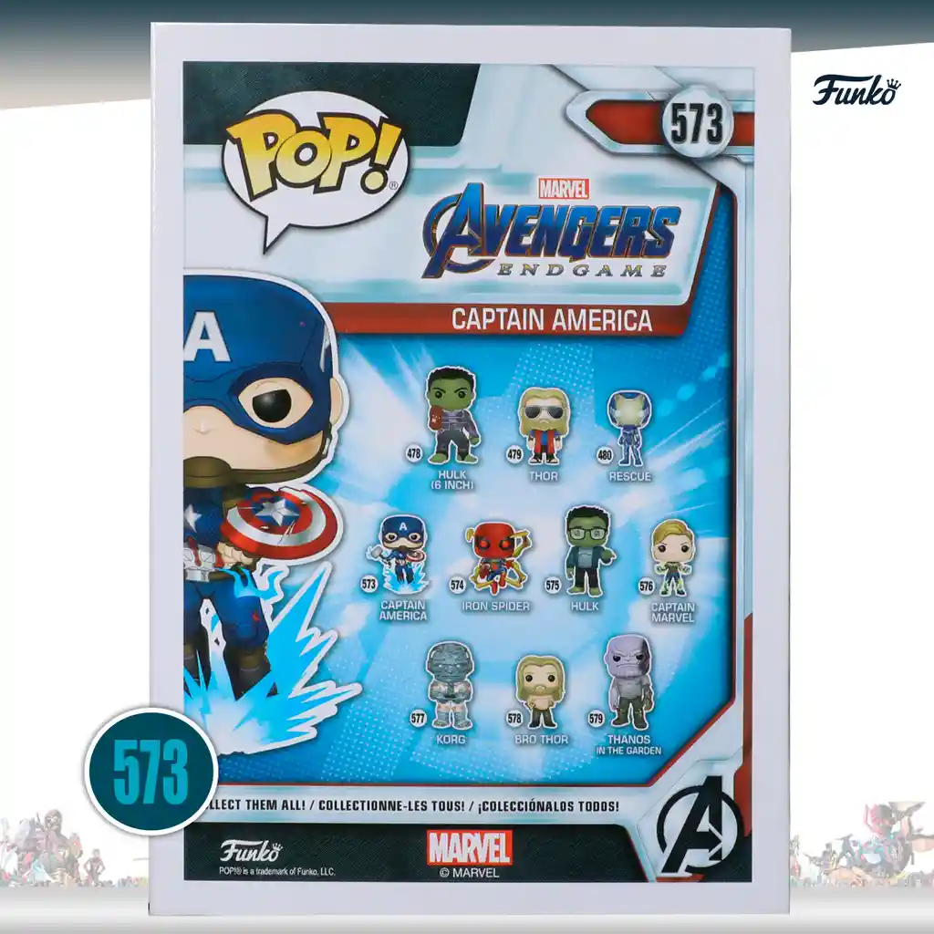 Funko Pop Figura Coleccionable Avengers Captain America