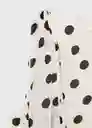 Blusa Adela Offwhite Talla XL Mujer Mango