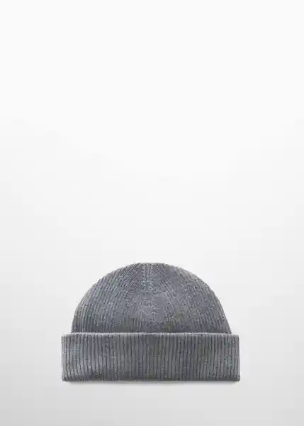 Gorra Small Gris Talla 99 Hombre Mango