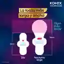 Toallas Nocturnas Largas Kotex Extra Protección 20 Und