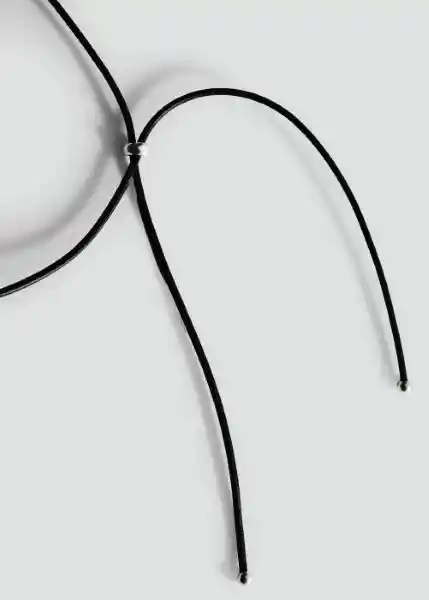 Collar Ringo Plata Talla 99 Mujer Mango