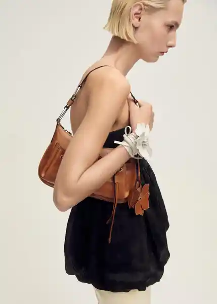 Top Gang Negro Talla L Mujer Mango