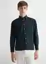 Camisa Garment Marino Talla 19 Teen Niños Mango