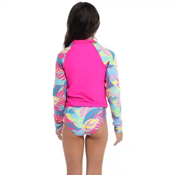 Camiseta Manga Larga Sunshine Paradise Palm Junior 12 Speedo