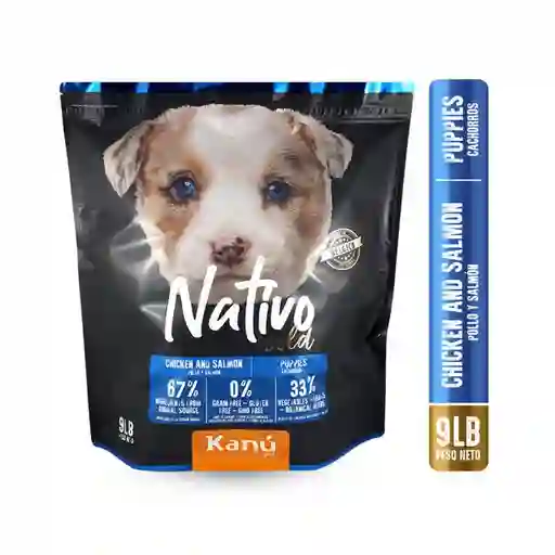 Nativo Wild Alimento para Perro Cachorro Pollo y Salmón