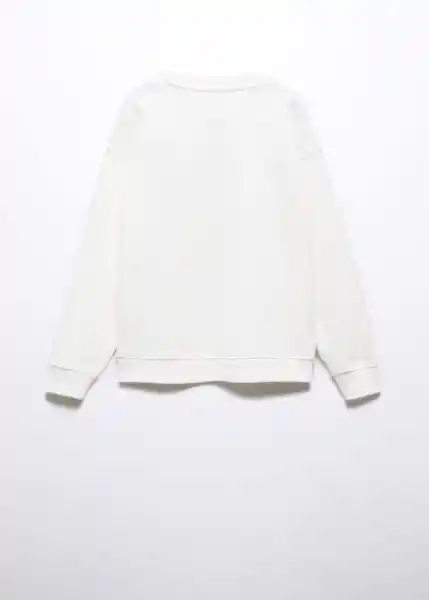 Sudadera Albert51 Off White Talla 08 Niños Mango