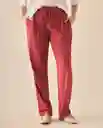 Pantalón Rojo Sangria Ultraoscuro Talla 12 133G007 Esprit