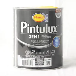Pintulux Esmalte 3 en 1 Base Tint 1/4 Galón