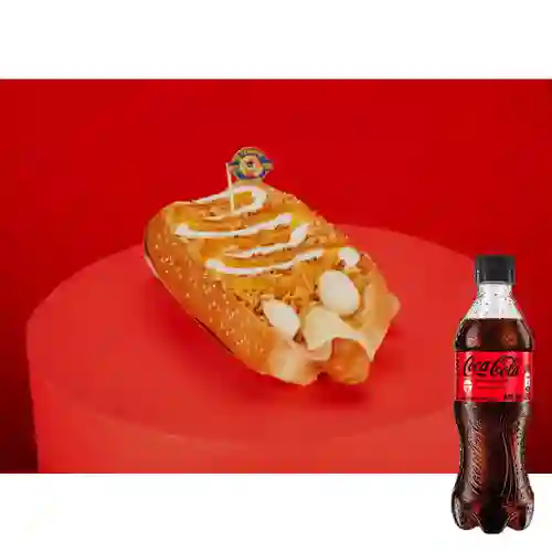 Combo el Perrote + Coca Cola Sin Azúcar 400 ml