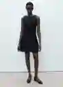 Vestido Sea Negro Talla S Mujer Mango