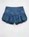 Falda Mujer Azul Talla: 8 5109532 American Eagle