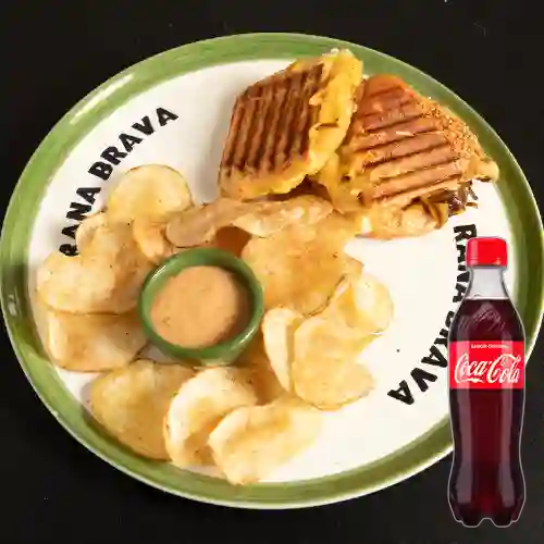 Combo Panini de Quesos +Cocacola Orig 400ml
