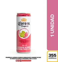 Corona Tropical Limón Y Toronja - Lata 355Ml X1