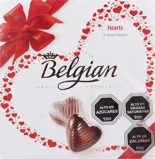 Belgian Corazones De Chocolate X 20 U