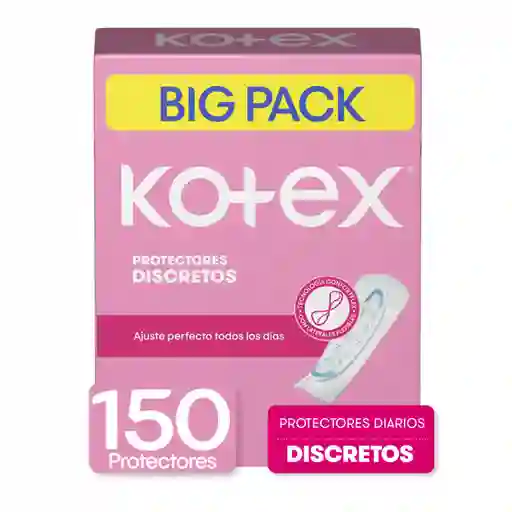 Kotex Protector Diario Ultraflexibles 150 Und