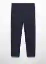 Pantalón Canet Navy Talla 46 Hombre Mango