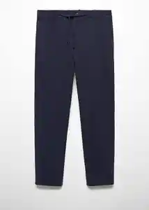 Pantalón Canet Navy Talla 46 Hombre Mango