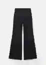 Pantalón Fijis Negro Talla 36 Mujer Mango