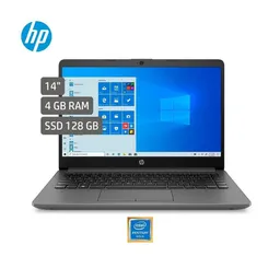 Hp Computador Portátil Gold 5405U 4Gb 128Gb SDD 14-CF1043L