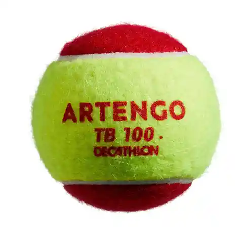 Artengo Pelota de Tenis Rojo TB100