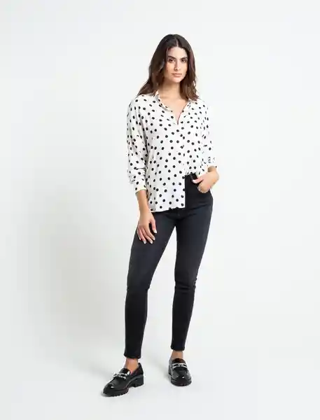 Camisa Pitigliano Mujer Crudo Puro Claro Talla L Naf Naf