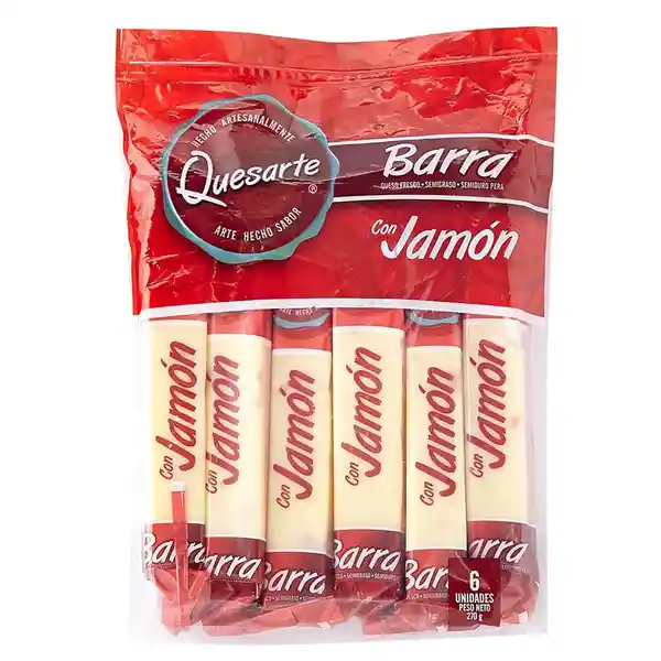 Queso Pera Quesarte Con Jamón Barra