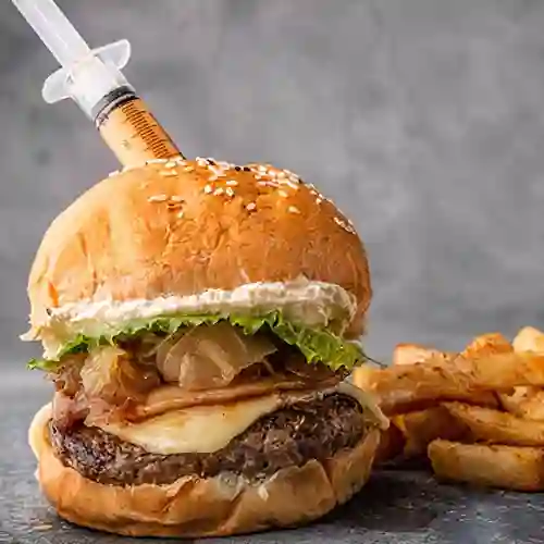 Burger 3 Cheese Bbq + Papas