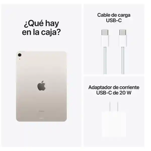 Apple iPad Air 11 (6ta Gen) Chip M2 128Gb Blanco Estrella