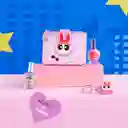 Tarjetero Metalizado Las Chicas Superpoderosas Rosa Miniso