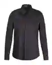 Camisa M/l Premium Negro Talla M Hombre Chevignon