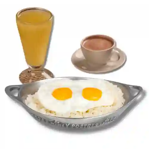 Combo Huevos con Arroz