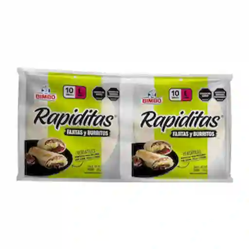 Bimbo Pack Papiditas Tortilla Fajitas y Burritos