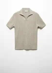 Camisa Polo Silvio Musgo Talla XXL Hombre Mango