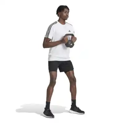 Adidas Camiseta Manga Corta Tr-Es Base 3S T de Hombre Blanco T 8