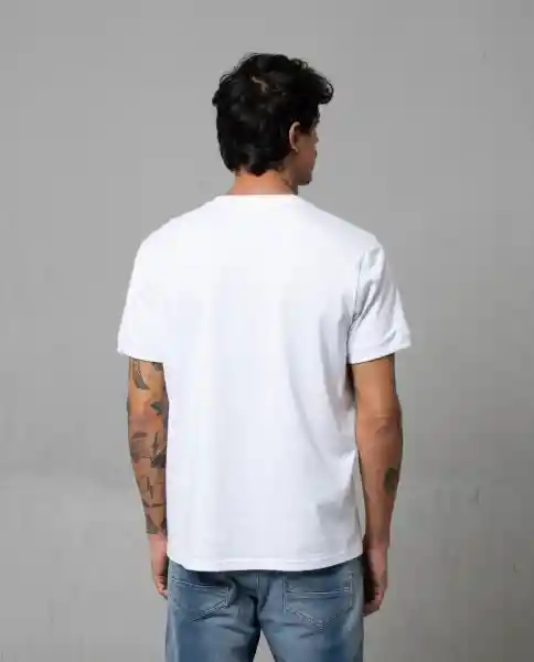 Camiseta Hombre Blanco S 100G005_BLA110601 Rifle