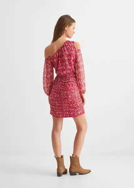 Vestido Dolce Rojo Talla 22 Niñas Mango