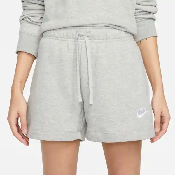 Nike Short Nsw Club Flc Mr Para Mujer Gris Talla S