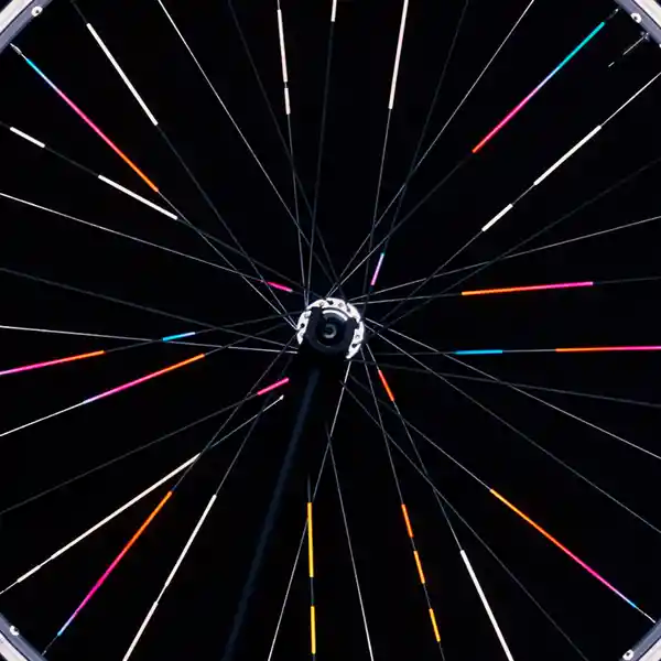 Reflective Berlín Sticker Spokes Reflect Negro