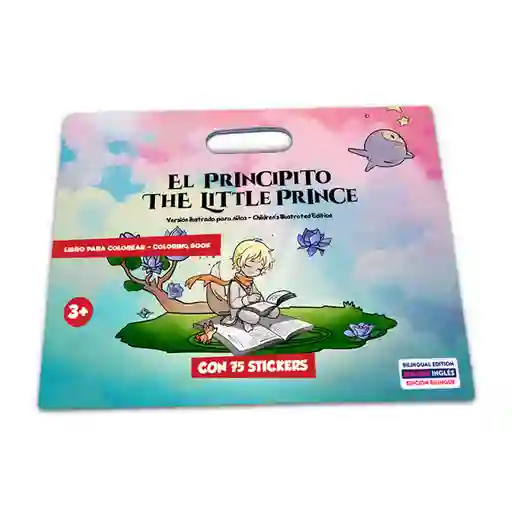 El Principito The Little Prince Con 75 Stickers Bilingüe