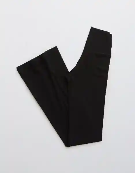 American Eagle Legging Flare de Tiro Alto Negro Real Talla S/M