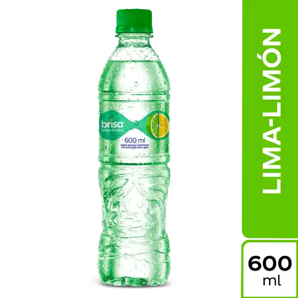Agua Saborizada Brisa Sabor Lima-Limón con Gas PET 600ml