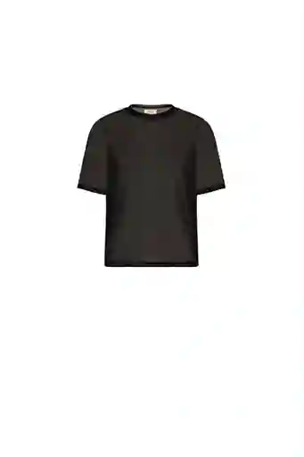 Camisa Tama Negro XS Mercedes Campuzano